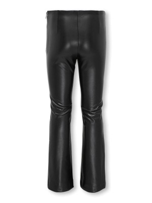 Only KOGZETA FAUX LEA FLARED PANT LR Black | Freewear KOGZETA FAUX LEA FLARED PANT LR - www.freewear.nl - Freewear