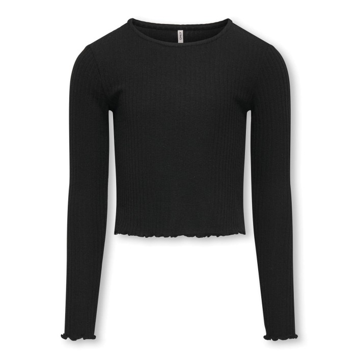 Only KOGNELLA L/S O-NECK TOP JRS NOOS Black | Freewear KOGNELLA L/S O-NECK TOP JRS NOOS - www.freewear.nl - Freewear