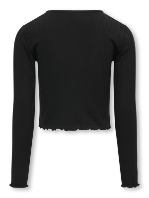 Only KOGNELLA L/S O-NECK TOP JRS NOOS Black | Freewear KOGNELLA L/S O-NECK TOP JRS NOOS - www.freewear.nl - Freewear