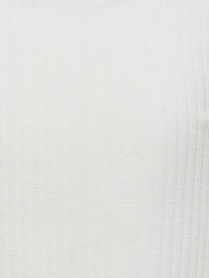 Only KOGNELLA L/S O-NECK TOP JRS NOOS Cloud Dancer | Freewear KOGNELLA L/S O-NECK TOP JRS NOOS - www.freewear.nl - Freewear
