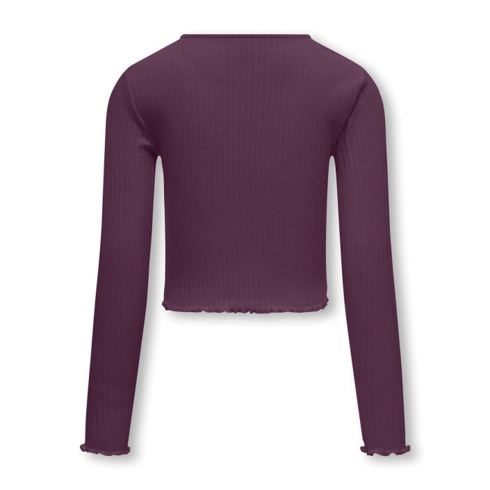 Only KOGNELLA L/S O-NECK TOP JRS NOOS Mauve Wine | Freewear KOGNELLA L/S O-NECK TOP JRS NOOS - www.freewear.nl - Freewear