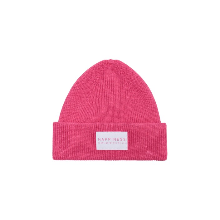 Only KOGALPHA LIFE PATCH RIB BEANIE ACC Magenta | Freewear KOGALPHA LIFE PATCH RIB BEANIE ACC - www.freewear.nl - Freewear