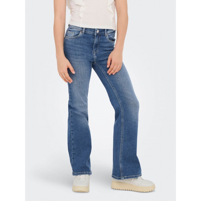Only KOGJUICY LIFE FLARED DNM CRO557 NOO: Medium Blue Denim | Freewear KOGJUICY LIFE FLARED DNM CRO557 NOO: - www.freewear.nl - Freewear