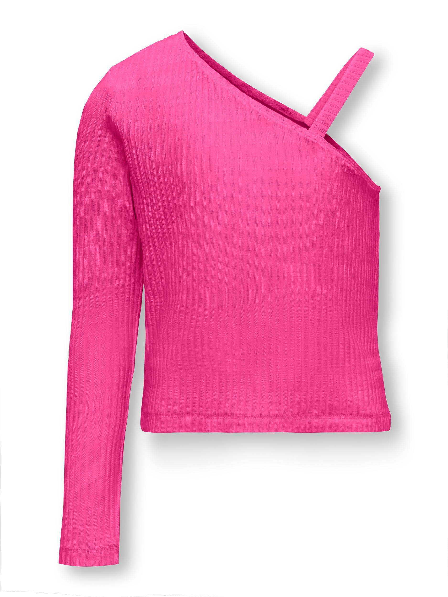 Only Kognella L/s One Shoulder Solid Top: