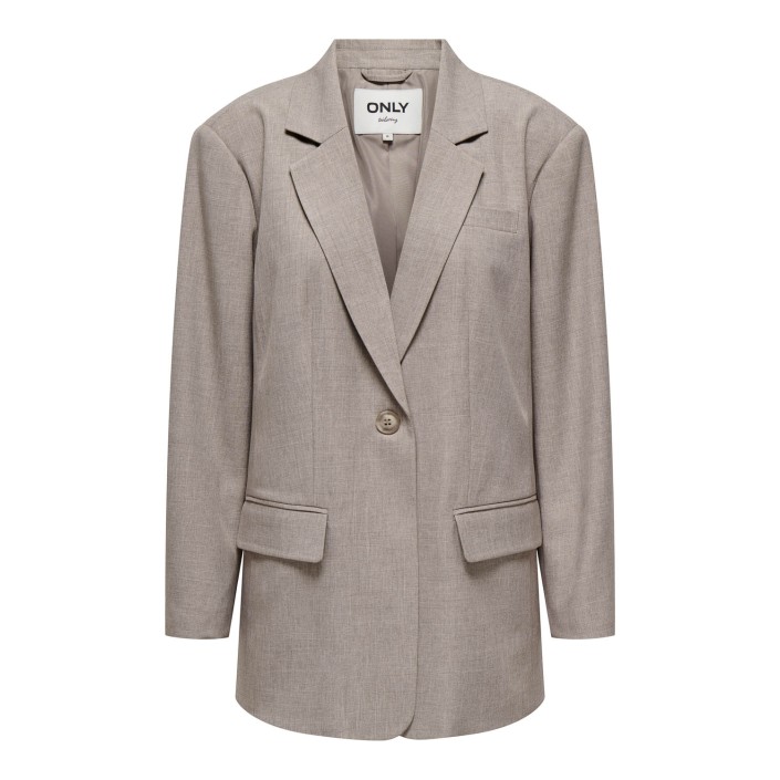 Only ONLLINDA LS BOYFR MEL BLAZER TLR NO: Fungi/MELANGE | Freewear ONLLINDA LS BOYFR MEL BLAZER TLR NO: - www.freewear.nl - Freewear