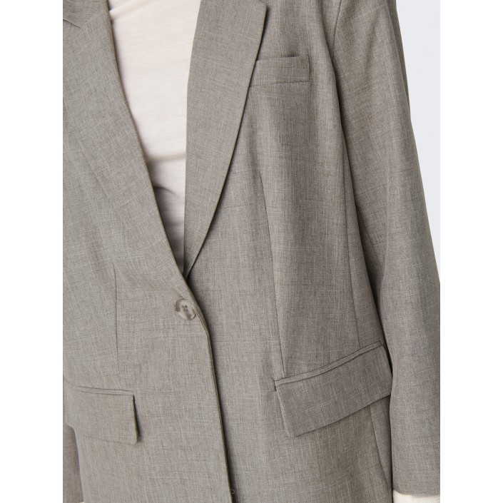 Only ONLLINDA LS BOYFR MEL BLAZER TLR NO: Fungi/MELANGE | Freewear ONLLINDA LS BOYFR MEL BLAZER TLR NO: - www.freewear.nl - Freewear