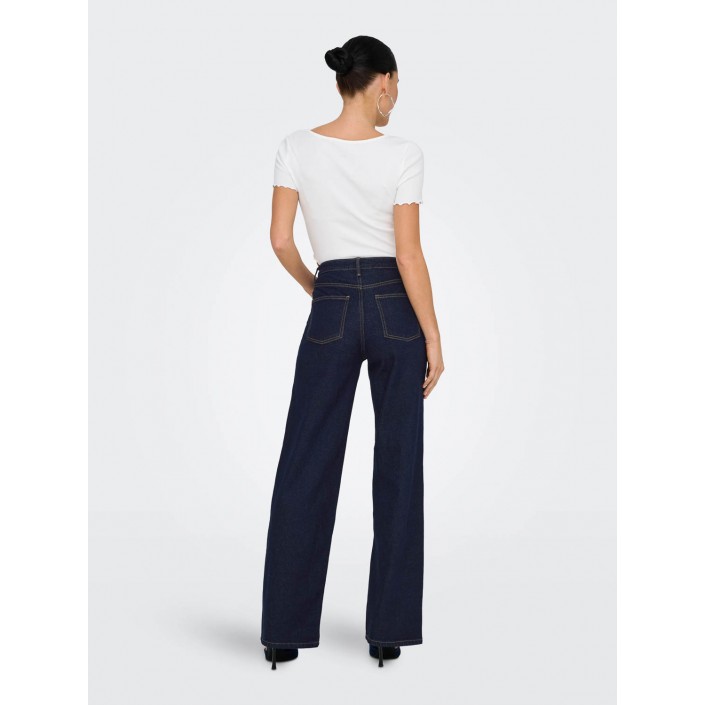 Only ONLJUICY HW WIDE RINSE DNM MAS763 N: Dark Blue Denim | Freewear ONLJUICY HW WIDE RINSE DNM MAS763 N: - www.freewear.nl - Freewear