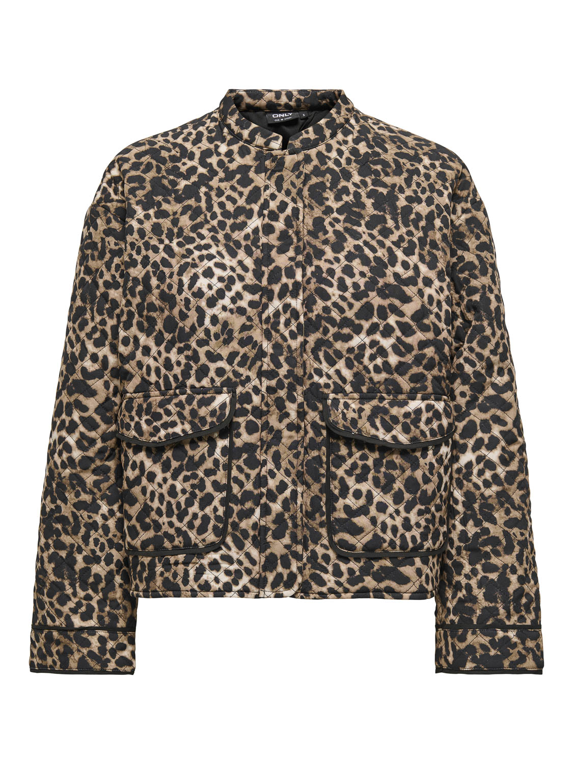 Only Jas Onlhallie Quilted Jacket Otw Noos 15328523 Sandshell/leo Dames Maat - XL