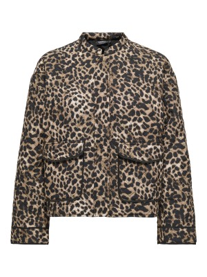 Only ONLHALLIE QUILTED JACKET OTW NOOS Sandshell/LEO | Freewear ONLHALLIE QUILTED JACKET OTW NOOS - www.freewear.nl - Freewear