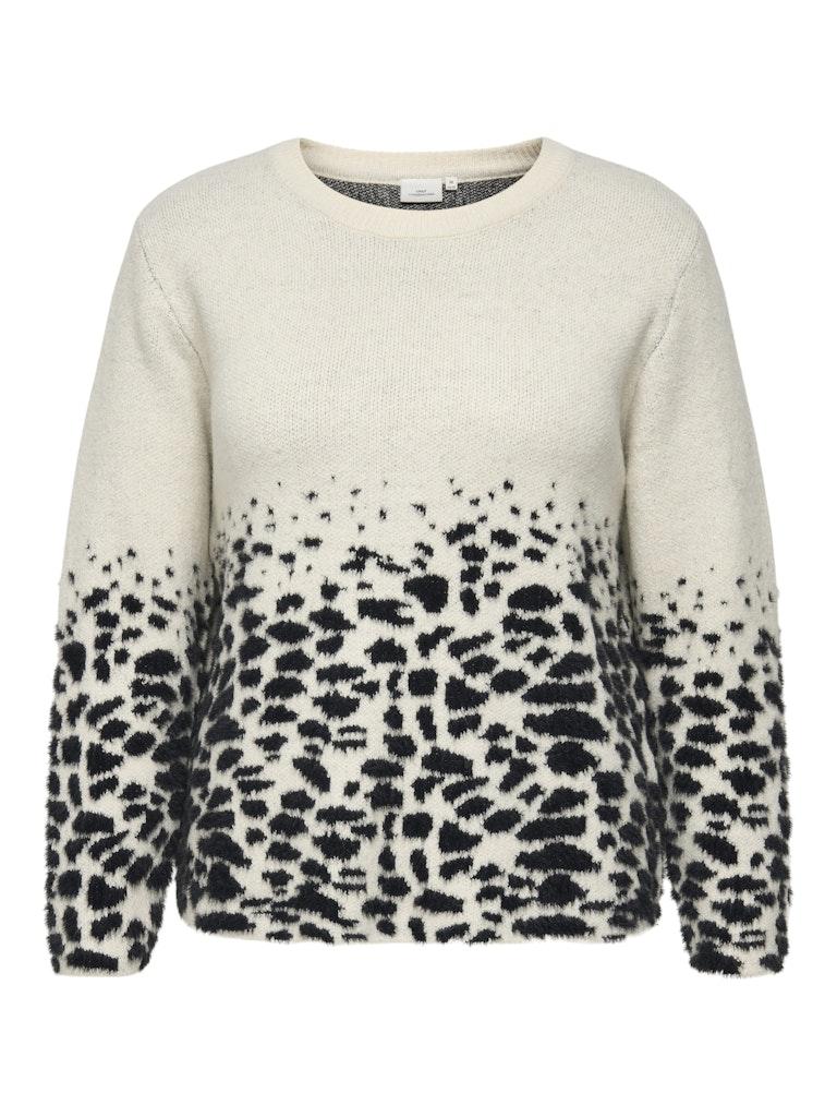 ONLY CARMAKOMA CARANNI LS O-NECK JQ KNT Dames Trui - Maat L