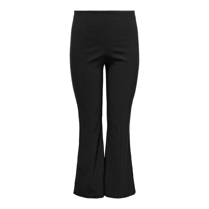 Carmakoma CARFIONA FLARED SLIT PANT JRS Black | Freewear CARFIONA FLARED SLIT PANT JRS - www.freewear.nl - Freewear