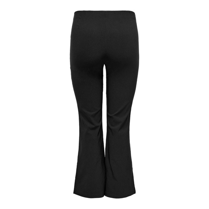 Carmakoma CARFIONA FLARED SLIT PANT JRS Black | Freewear CARFIONA FLARED SLIT PANT JRS - www.freewear.nl - Freewear