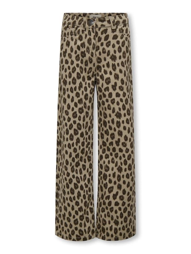 ONLY KMGLEO WIDE PANT PNT Meisjes Broeken - Maat 116