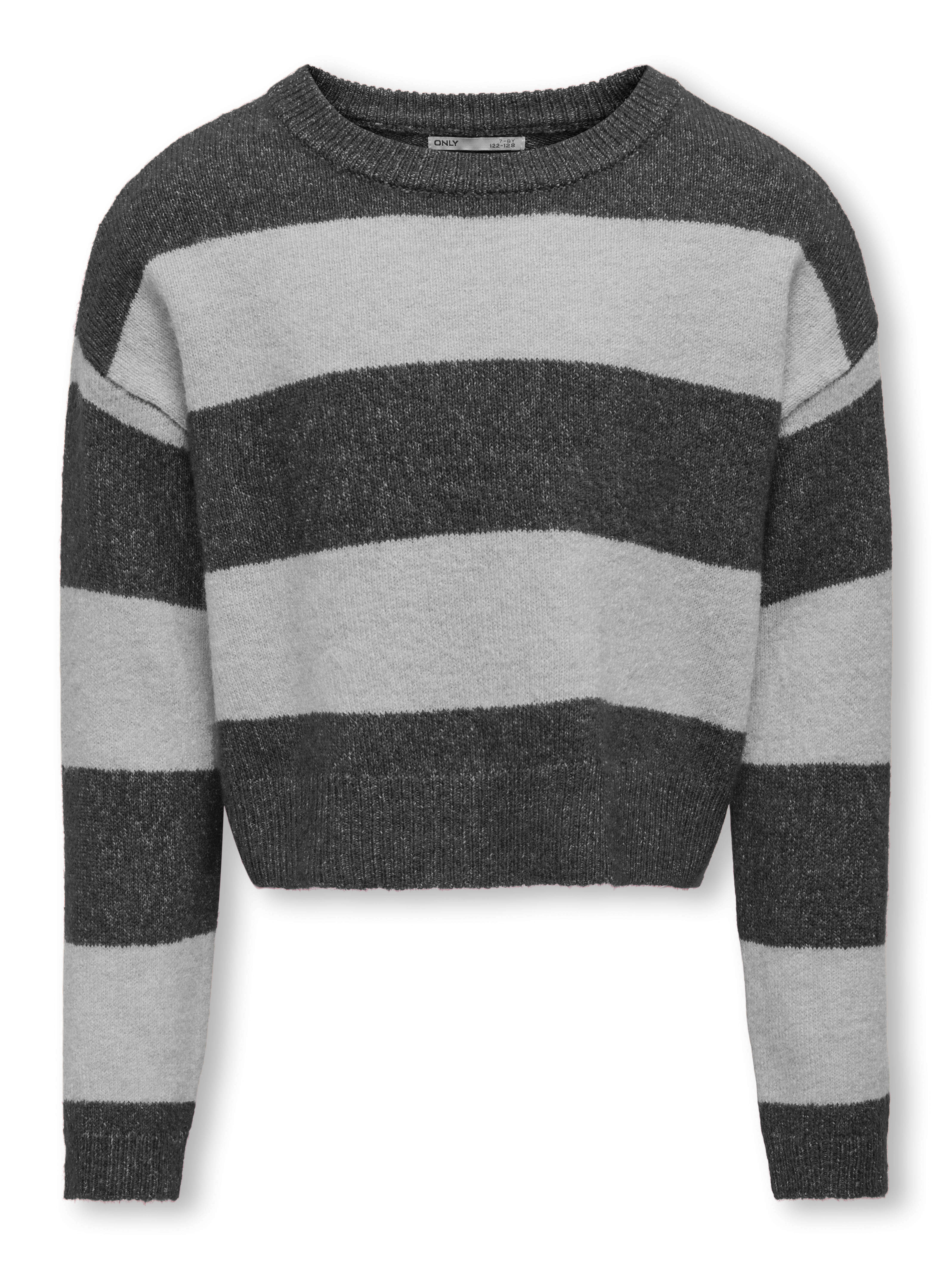 Only Kogtalio Ls Stripe Oneck Bf Knt