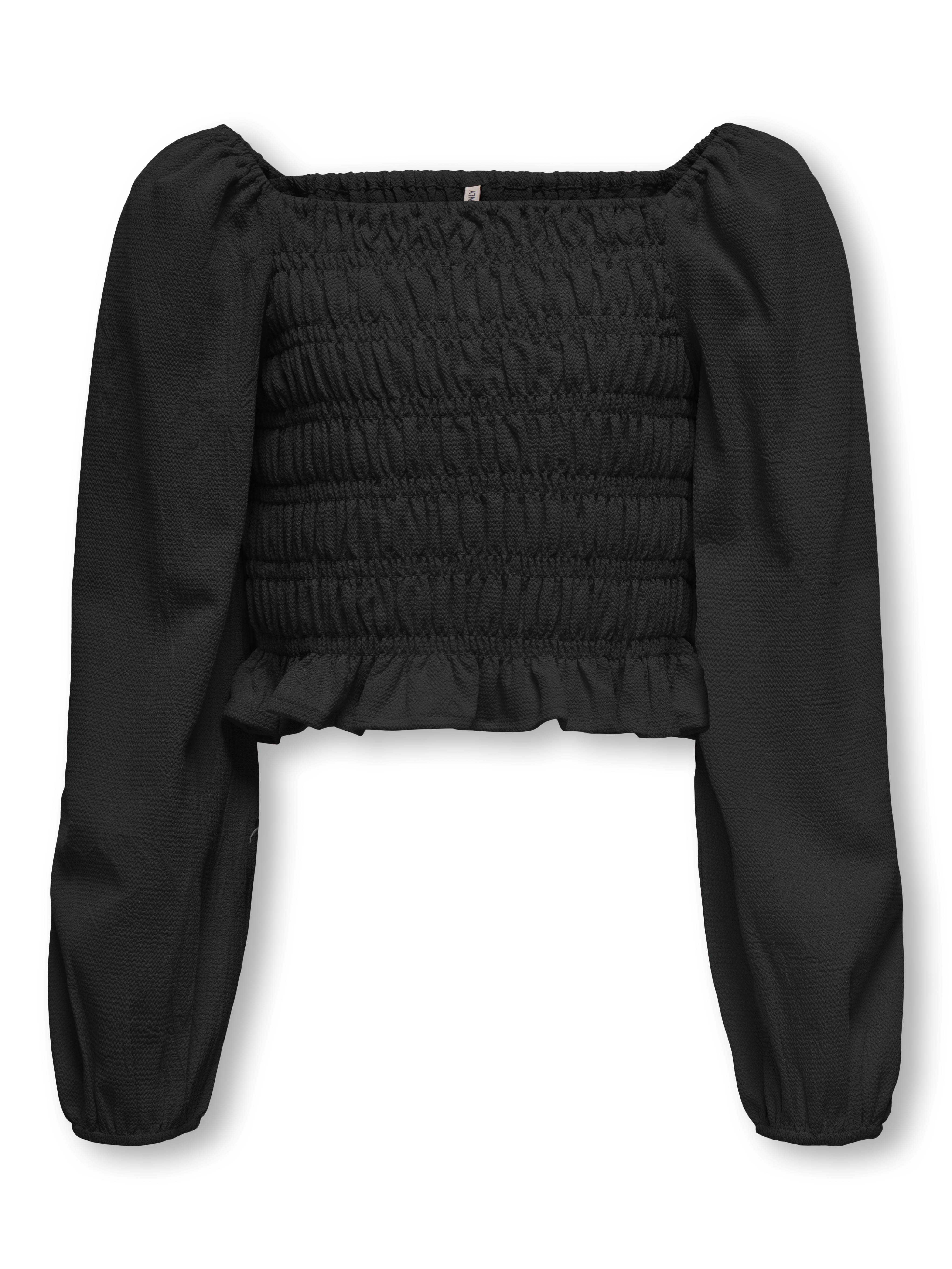 Only Koghelene Puff Sleeve Top Wvn