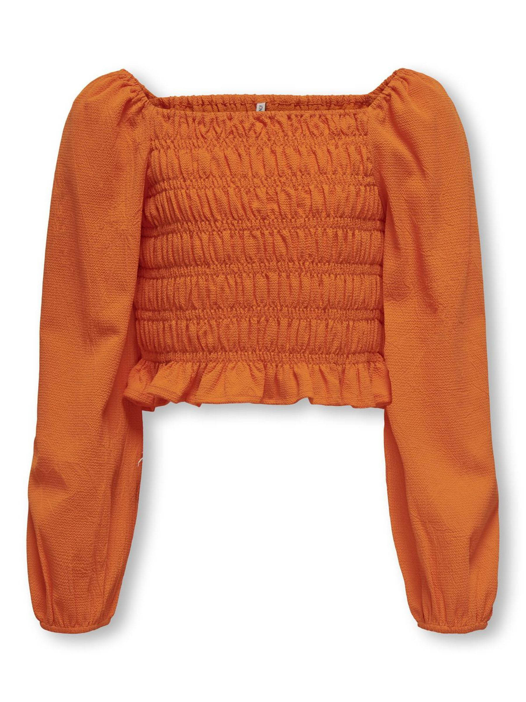 Only Koghelene Puff Sleeve Top Wvn