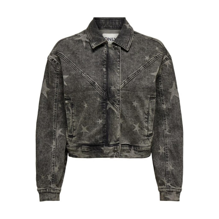 Only ONLMALIBU LS AOP DNM JACKET CS Washed Black | Freewear ONLMALIBU LS AOP DNM JACKET CS - www.freewear.nl - Freewear