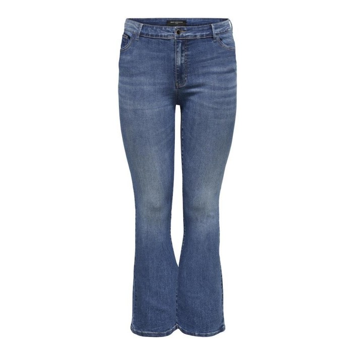 Carmakoma CARSALLY REG FLARED DNM BJ114-3 NOO: Medium Blue Denim | Freewear CARSALLY REG FLARED DNM BJ114-3 NOO: - www.freewear.nl - Freewear