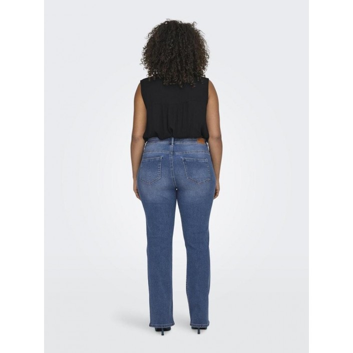 Carmakoma CARSALLY REG FLARED DNM BJ114-3 NOO: Medium Blue Denim | Freewear CARSALLY REG FLARED DNM BJ114-3 NOO: - www.freewear.nl - Freewear