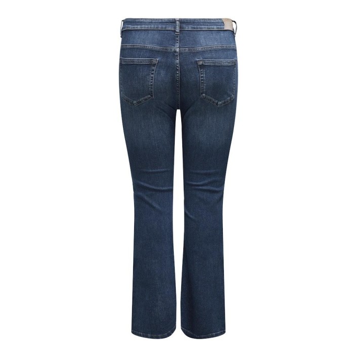 Carmakoma CARWILLY HW FLARED DNM TAI021 Dark Blue Denim | Freewear CARWILLY HW FLARED DNM TAI021 - www.freewear.nl - Freewear