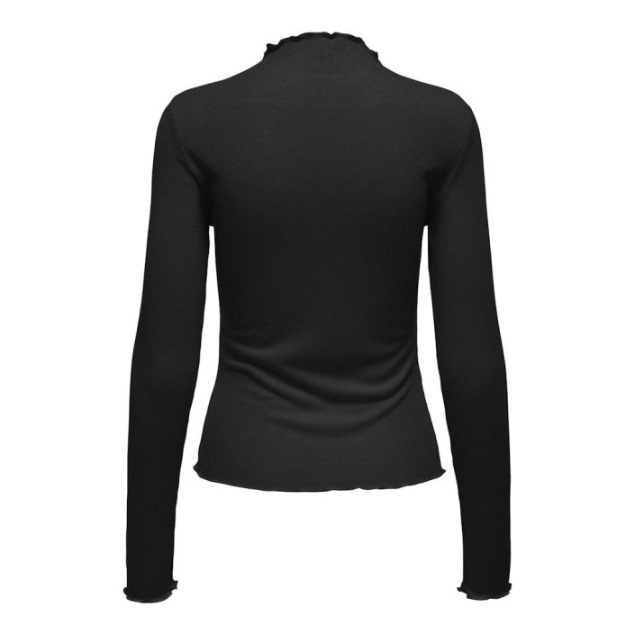 Only ONLRINGO LIFE L/S LETTUCE TOP JRS Black | Freewear ONLRINGO LIFE L/S LETTUCE TOP JRS - www.freewear.nl - Freewear