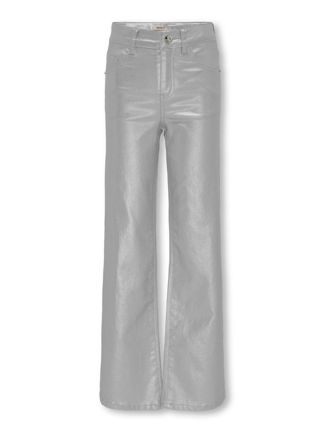 ONLY KOGJUICY WIDE METAL COATED PNT Meisjes Broek - Maat 128