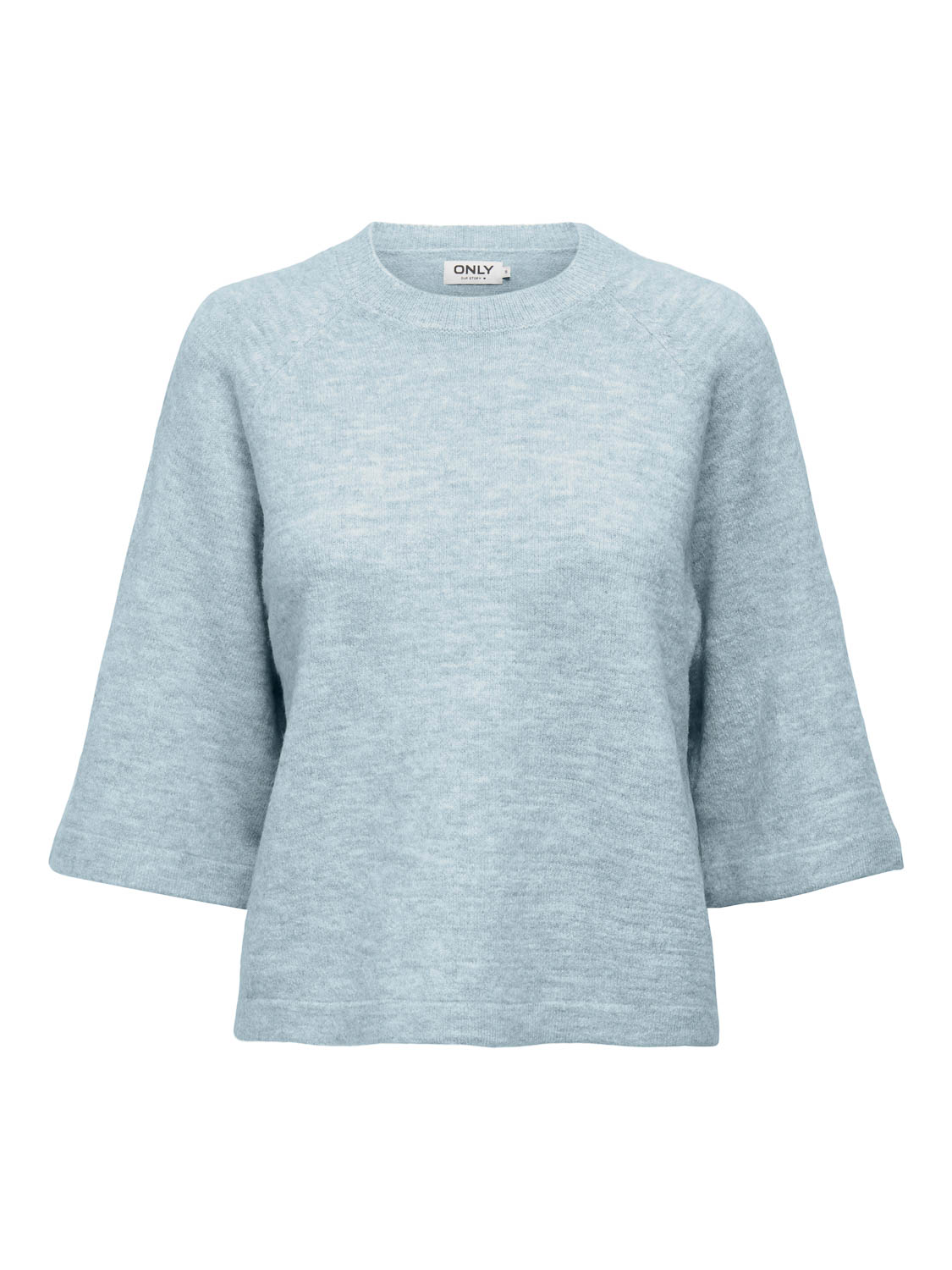 Only Trui Onlsimoni 3/4 Pullover Knt Noos 15333199 Cashmere Blue/melange Dames Maat - XL