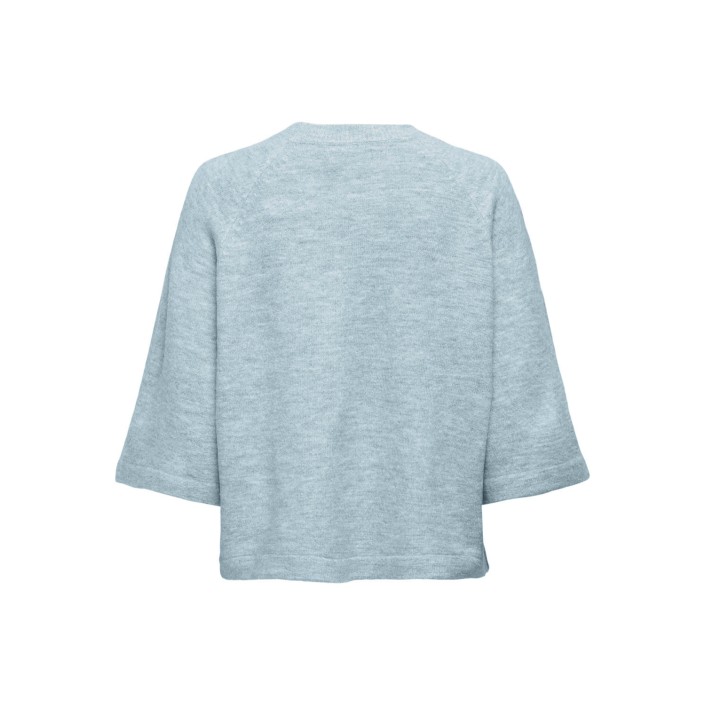 Only ONLSIMONI 3/4 PULLOVER KNT NOOS Cashmere Blue/MELANGE | Freewear ONLSIMONI 3/4 PULLOVER KNT NOOS - www.freewear.nl - Freewear