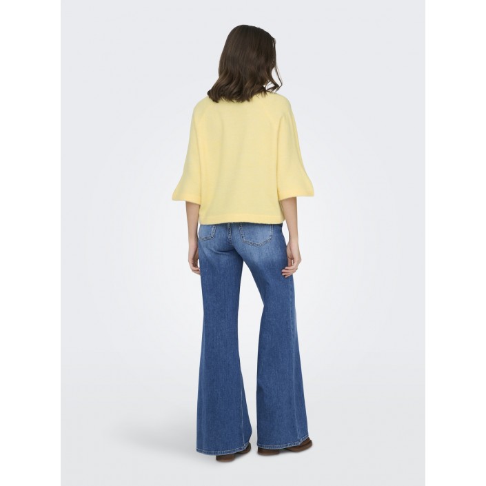 Only ONLSIMONI 3/4 PULLOVER KNT NOOS Mellow Yellow/MELANGE | Freewear ONLSIMONI 3/4 PULLOVER KNT NOOS - www.freewear.nl - Freewear