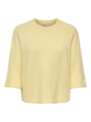 Only ONLSIMONI 3/4 PULLOVER KNT NOOS Mellow Yellow/MELANGE | Freewear ONLSIMONI 3/4 PULLOVER KNT NOOS - www.freewear.nl - Freewear