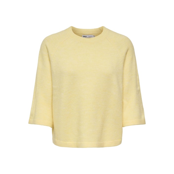 Only ONLSIMONI 3/4 PULLOVER KNT NOOS Mellow Yellow/MELANGE | Freewear ONLSIMONI 3/4 PULLOVER KNT NOOS - www.freewear.nl - Freewear