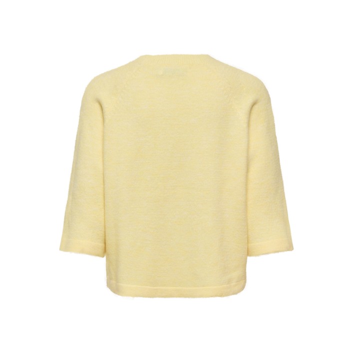 Only ONLSIMONI 3/4 PULLOVER KNT NOOS Mellow Yellow/MELANGE | Freewear ONLSIMONI 3/4 PULLOVER KNT NOOS - www.freewear.nl - Freewear