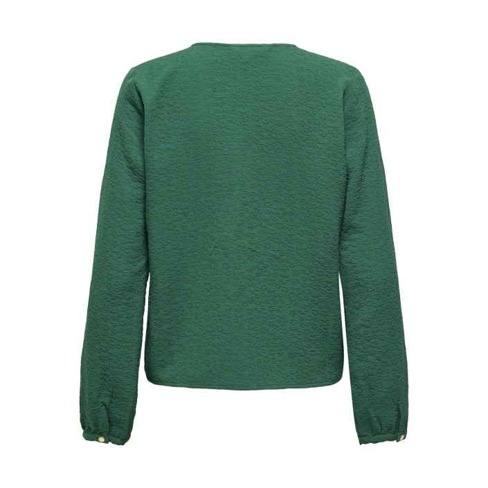 Only ONLSVENDA FR L/S BUTTON TOP WVN CS Pineneedle | Freewear ONLSVENDA FR L/S BUTTON TOP WVN CS - www.freewear.nl - Freewear