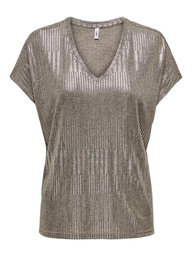 Only Onlmirinda S/s V-neck Top Jrs