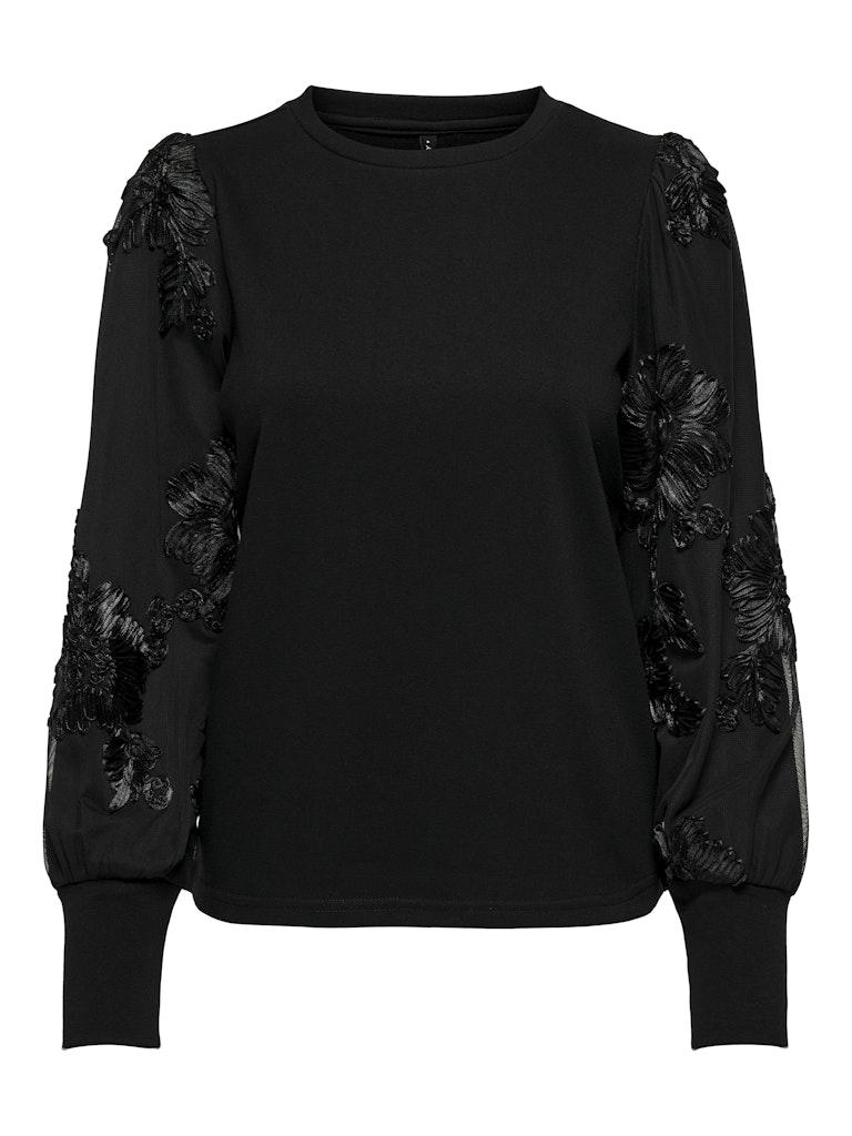 Only Onlrosanna L/s O-neck Mix Cs Swt