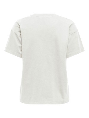 Only ONLPOSH LIFE S/S BLING POCKET TOP B: Cloud Dancer/Cloud dancer pearl | Freewear ONLPOSH LIFE S/S BLING POCKET TOP B: - www.freewear.nl - Freewear