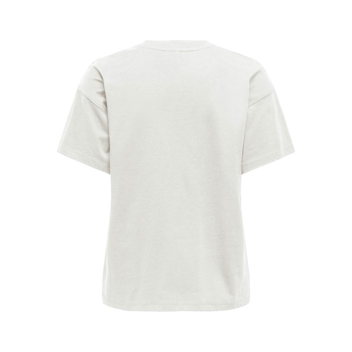 Only ONLPOSH LIFE S/S BLING POCKET TOP B: Cloud Dancer/Cloud dancer pearl | Freewear ONLPOSH LIFE S/S BLING POCKET TOP B: - www.freewear.nl - Freewear