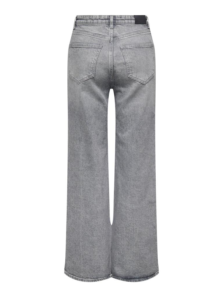 Only Jeans Onljuicy Hw Wide Leg Rea707 Dnm Noo 15334821 Medium Grey Denim Dames Maat - W31 X L30
