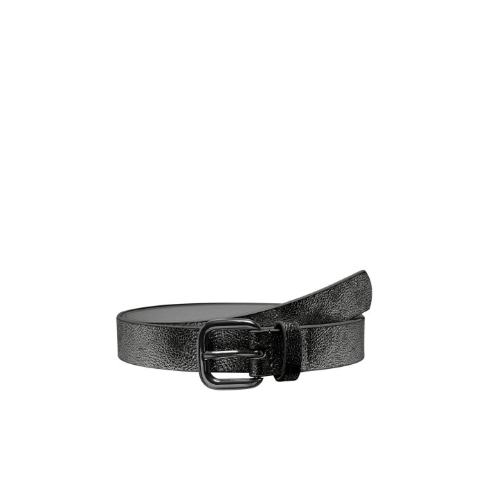 Only KOGMADELINE SHINY PU JEANS BELT ACC Black/Gunmetal Buckle | Freewear KOGMADELINE SHINY PU JEANS BELT ACC - www.freewear.nl - Freewear