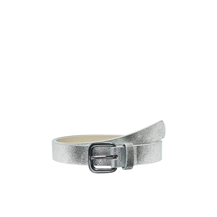 Only KOGMADELINE SHINY PU JEANS BELT ACC Silver/Gunmetal Buckle | Freewear KOGMADELINE SHINY PU JEANS BELT ACC - www.freewear.nl - Freewear