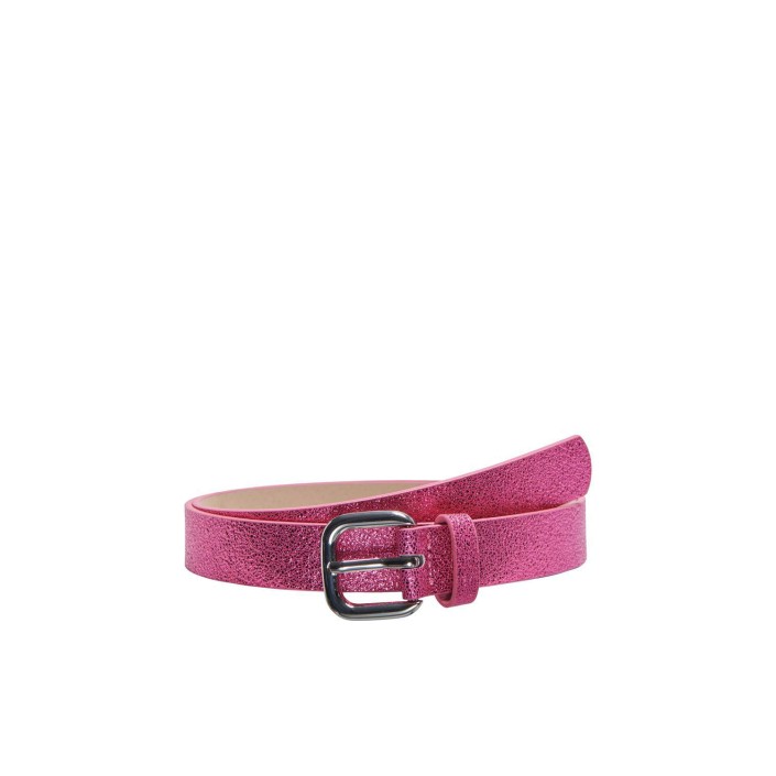 Only KOGMADELINE SHINY PU JEANS BELT ACC Fuchsia Purple/Silver Metal Buck | Freewear KOGMADELINE SHINY PU JEANS BELT ACC - www.freewear.nl - Freewear