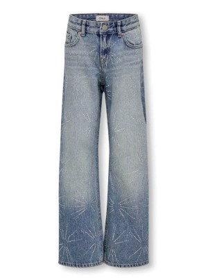 Only KOGHOPE RHINESTONE STAR WIDE DNM TA: Medium Blue Denim | Freewear KOGHOPE RHINESTONE STAR WIDE DNM TA: - www.freewear.nl - Freewear