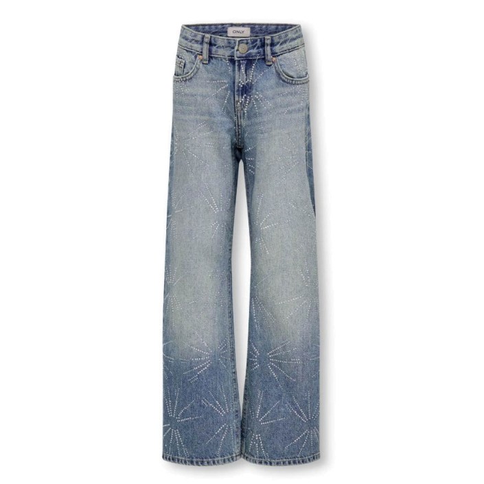 Only KOGHOPE RHINESTONE STAR WIDE DNM TA: Medium Blue Denim | Freewear KOGHOPE RHINESTONE STAR WIDE DNM TA: - www.freewear.nl - Freewear