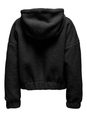 Only ONLTANJA TEDDY HOOD JACKET OTW NOOS Black | Freewear ONLTANJA TEDDY HOOD JACKET OTW NOOS - www.freewear.nl - Freewear