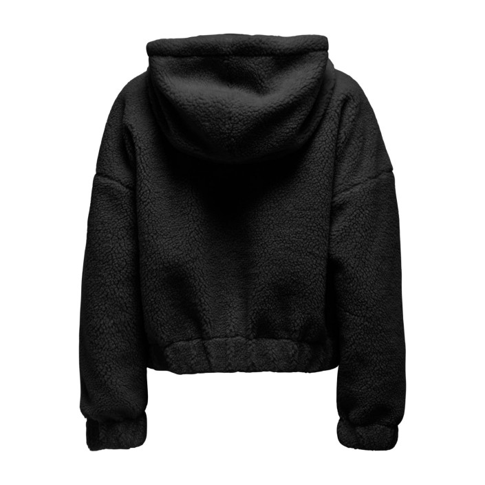 Only ONLTANJA TEDDY HOOD JACKET OTW NOOS Black | Freewear ONLTANJA TEDDY HOOD JACKET OTW NOOS - www.freewear.nl - Freewear