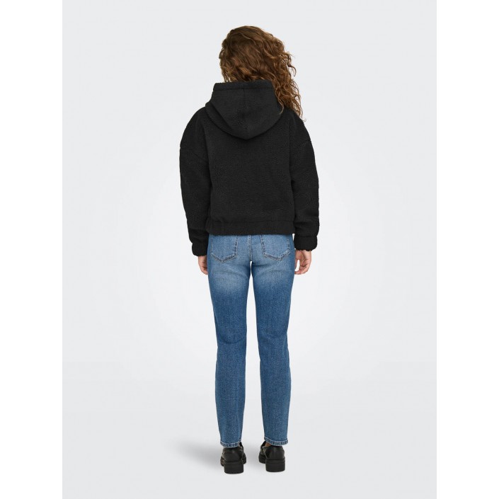 Only ONLTANJA TEDDY HOOD JACKET OTW NOOS Black | Freewear ONLTANJA TEDDY HOOD JACKET OTW NOOS - www.freewear.nl - Freewear