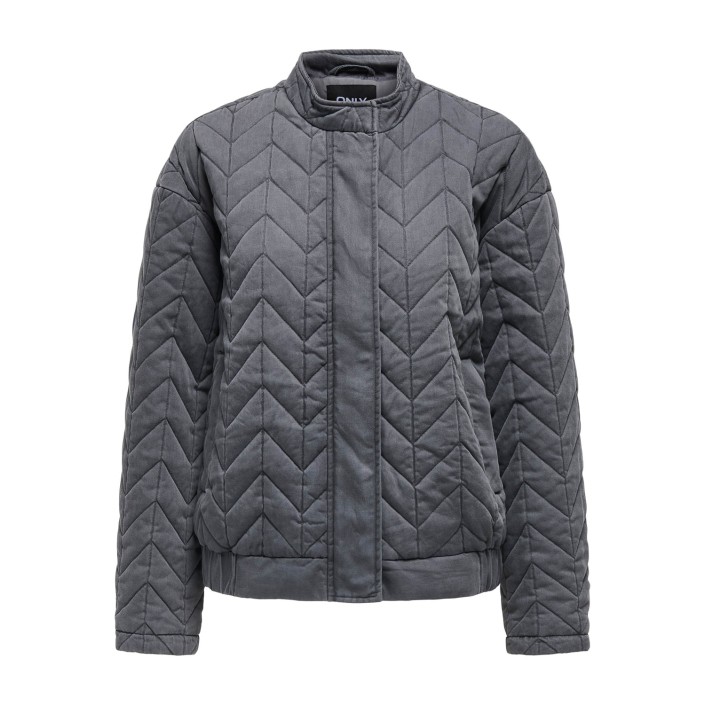 Only ONLMARTHA LIFE BOMBER JACKET CC OTW Magnet/WASHED | Freewear ONLMARTHA LIFE BOMBER JACKET CC OTW - www.freewear.nl - Freewear