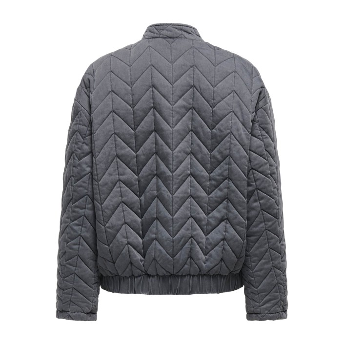 Only ONLMARTHA LIFE BOMBER JACKET CC OTW Magnet/WASHED | Freewear ONLMARTHA LIFE BOMBER JACKET CC OTW - www.freewear.nl - Freewear