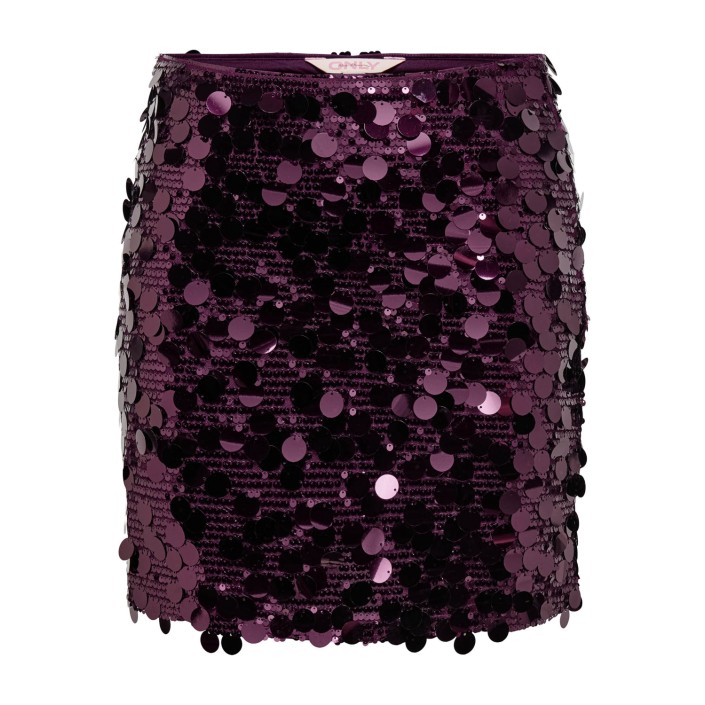 Only ONLJADEL SEQUINS SKIRT WVN Winetasting/W. WINETASTING SEQUI | Freewear ONLJADEL SEQUINS SKIRT WVN - www.freewear.nl - Freewear