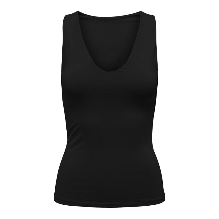 Carmakoma CAREA S/L 2-WAY V-NECK TOP JRS Black | Freewear CAREA S/L 2-WAY V-NECK TOP JRS - www.freewear.nl - Freewear